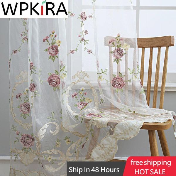 curtain & drapes european luxury floral embroidered tulle for girls bedroom living room sheer voile bottom splice velvet window panel &e
curtain & drapes european luxury floral embroidered tulle for girls bedroom living room sheer voile bottom splice velvet window panel &e