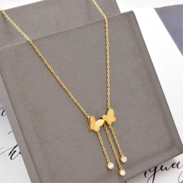 anklets 316l stainless steel fashion high-end jewelry elegant matte 2-layer butterfly 3 zircon tassels charm chain anklet for women, Red;blue
anklets 316l stainless steel fashion high-end jewelry elegant matte 2-layer butterfly 3 zircon tassels charm chain anklet for women, Red;blue