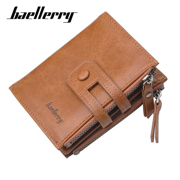 baellerry men's wallet buckle retro purse multifunctional zipper coin pu leather mony bag wallets, Red;black
baellerry men's wallet buckle retro purse multifunctional zipper coin pu leather mony bag wallets, Red;black