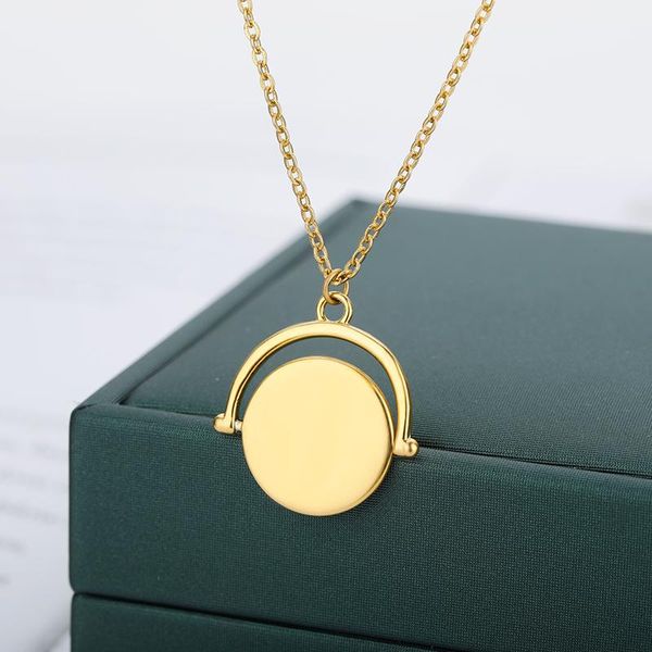 chains minimalist abstract headphone shape necklace for women gold choker stainless steel rotatable fashion punk jewelry gift, Silver
chains minimalist abstract headphone shape necklace for women gold choker stainless steel rotatable fashion punk jewelry gift, Silver