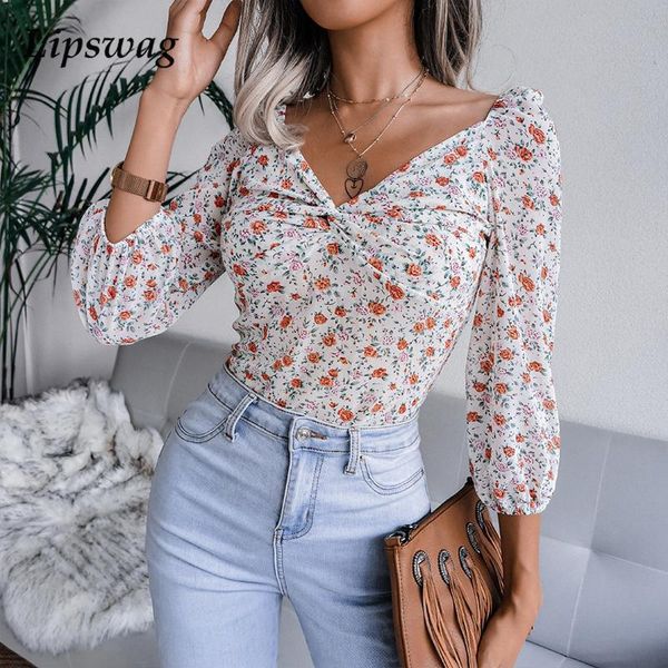 women's blouses & shirts fashion twist v-neck office lady long sleeve chiffon blouse elegant autumn floral print blusa streetwear, White
women's blouses & shirts fashion twist v-neck office lady long sleeve chiffon blouse elegant autumn floral print blusa streetwear, White