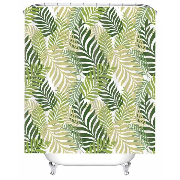 shower curtains green leaf printed modern fashion brief waterproof with hooks kitchen bathroom cortinas home decor
shower curtains green leaf printed modern fashion brief waterproof with hooks kitchen bathroom cortinas home decor