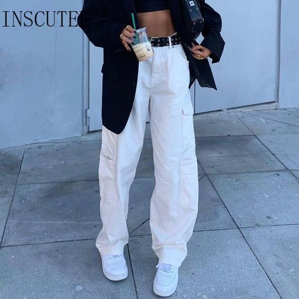 women's pants & capris inscutee vintage streetwear high waist white jeans women cottagecore straight harajuku casual trousers female, Black;white
women's pants & capris inscutee vintage streetwear high waist white jeans women cottagecore straight harajuku casual trousers female, Black;white