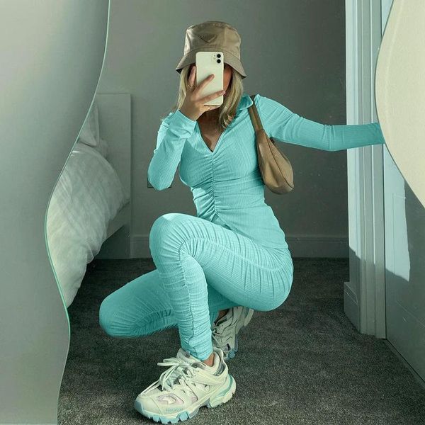 women's two piece pants dsmtrc v neck sportswear baddie clothes tight solid outfit women set ribbed ruched and stacked co-ord sets, White
women's two piece pants dsmtrc v neck sportswear baddie clothes tight solid outfit women set ribbed ruched and stacked co-ord sets, White