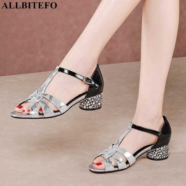allbitefo size 34-42 design sheepskin genuine leather summer party wedding women sandals fashion women heels shoes 210611, Black 
allbitefo size 34-42 design sheepskin genuine leather summer party wedding women sandals fashion women heels shoes 210611, Black