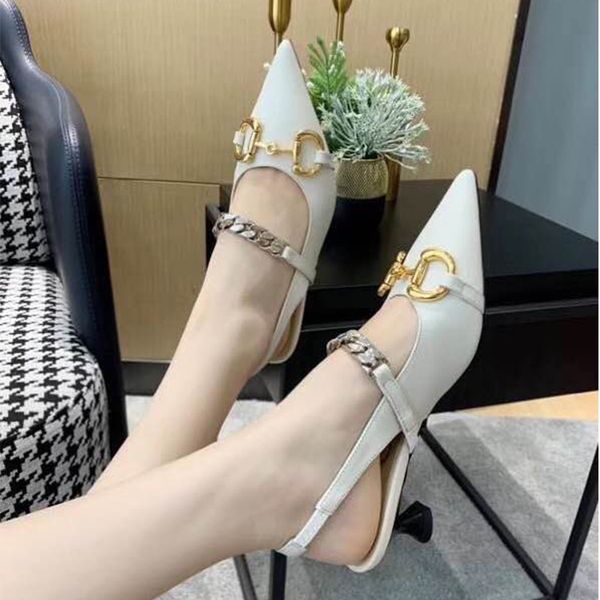 summer pointed g roman slope leather sandals fairy style thick heel women's shoes, Black
summer pointed g roman slope leather sandals fairy style thick heel women's shoes, Black