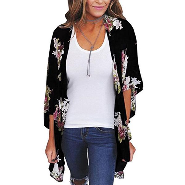 women blouse thin chiffon coat jacket quick dry printing smock outdoor long loose sunscreen floral shirt women's blouses & shirts, White
women blouse thin chiffon coat jacket quick dry printing smock outdoor long loose sunscreen floral shirt women's blouses & shirts, White