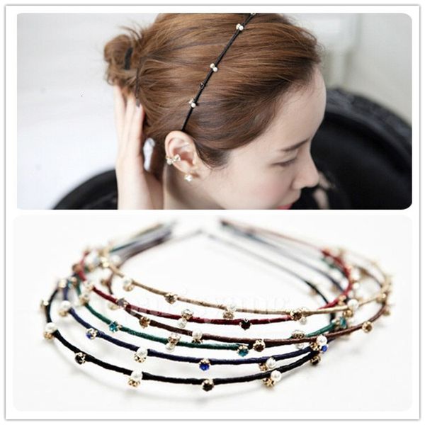 exquisite handmade headband version simple diamond inlaid hairband pure handmade headdress, Silver
exquisite handmade headband version simple diamond inlaid hairband pure handmade headdress, Silver