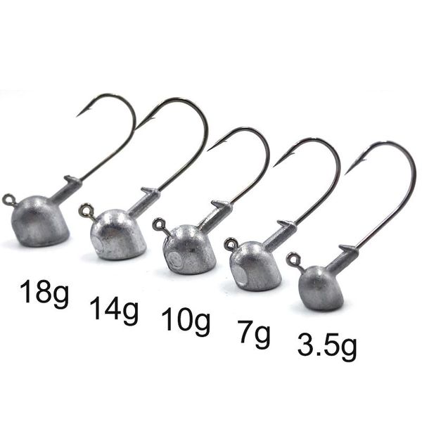 carbon steel lead jig head tumbler fishing hook 3.5g 7g 10g 14g 18g 10pcs/bag blood barbed for soft lure hooks
carbon steel lead jig head tumbler fishing hook 3.5g 7g 10g 14g 18g 10pcs/bag blood barbed for soft lure hooks
