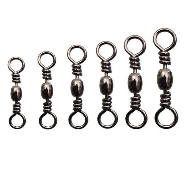 100pcs 6/0#-16# fishing rolling barrel swivel with solid ring tackle line hook connectors 8 shape 100% brass nickle coated hooks
100pcs 6/0#-16# fishing rolling barrel swivel with solid ring tackle line hook connectors 8 shape 100% brass nickle coated hooks