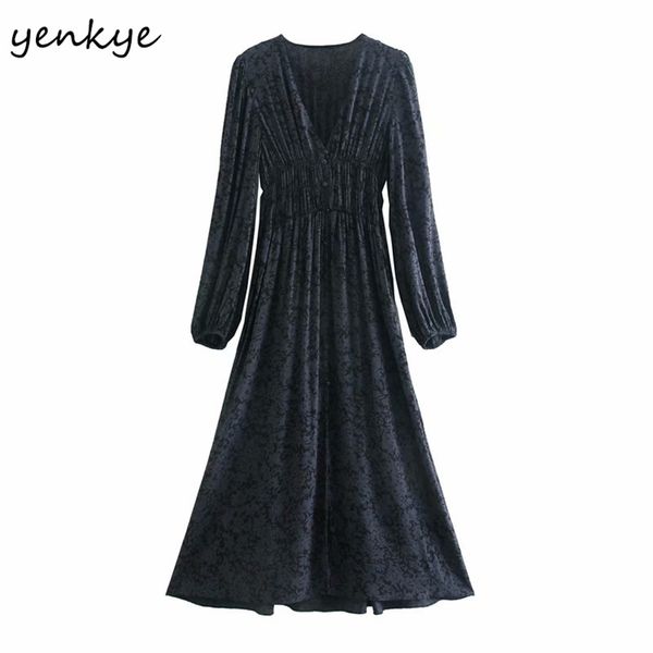 vintage floral print long dress women v neck lantern sleeve slim a-line slits elegant party vestido 210514, Black;gray
vintage floral print long dress women v neck lantern sleeve slim a-line slits elegant party vestido 210514, Black;gray