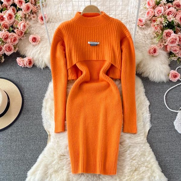casual dresses singreiny women autumn winter korean knitted set long sleeve irregular pullovers+sleeveless bodycon tank two piece, Black;gray
casual dresses singreiny women autumn winter korean knitted set long sleeve irregular pullovers+sleeveless bodycon tank two piece, Black;gray