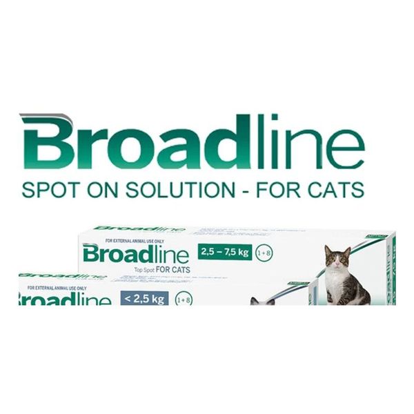 dog travel & outdoors broadline spot-on for cats merial