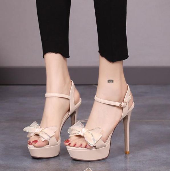 sandals 12cm first love style girl bow high-heeled waterproof platform stiletto sweet and long legs fairy shoes, Black
sandals 12cm first love style girl bow high-heeled waterproof platform stiletto sweet and long legs fairy shoes, Black