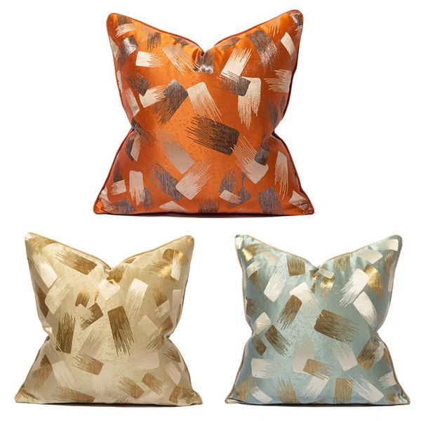 cushion/decorative pillow light luxury embroidered cushion cover oil painting color block orange green golden crown seat car sofa pillowcase
cushion/decorative pillow light luxury embroidered cushion cover oil painting color block orange green golden crown seat car sofa pillowcase