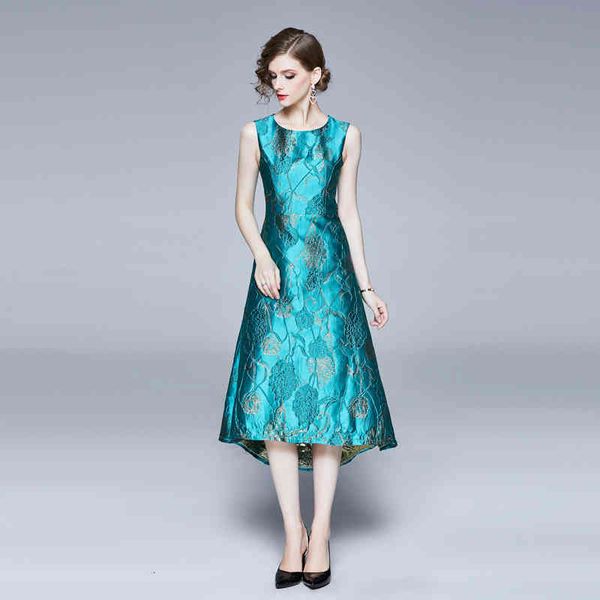 women will see green jacquard elegant ladies with no sleeves o-neck irregular vintage cocktail party dress long k5iu, Black;gray
women will see green jacquard elegant ladies with no sleeves o-neck irregular vintage cocktail party dress long k5iu, Black;gray