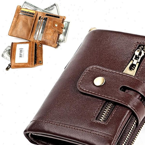 rfid mens 100% genuine leather wallet coin purse man first layer cowhide small mini card holder chain pocket for male, Red;black
rfid mens 100% genuine leather wallet coin purse man first layer cowhide small mini card holder chain pocket for male, Red;black