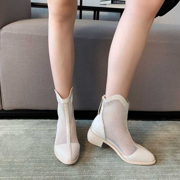 boots european style net women's autumn and winter wild thick-heeled breathable short thin hollow shoes, Black
boots european style net women's autumn and winter wild thick-heeled breathable short thin hollow shoes, Black