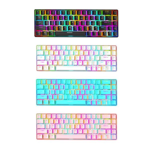 keyboards wire bluetooth rgb backlight gaming keyboard t8 mechanical blue switch 68-key usb wired for pc gamer
keyboards wire bluetooth rgb backlight gaming keyboard t8 mechanical blue switch 68-key usb wired for pc gamer