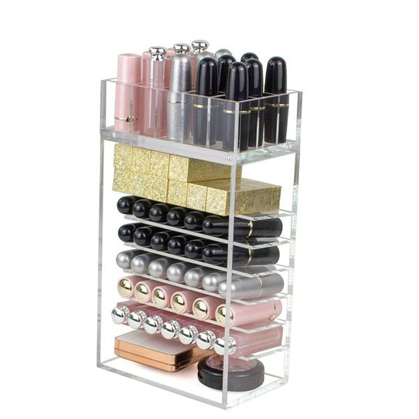 bathroom storage & organization fashion acrylic family cosmetic box makeup organizer lipstick jewelry case holder display stand
bathroom storage & organization fashion acrylic family cosmetic box makeup organizer lipstick jewelry case holder display stand