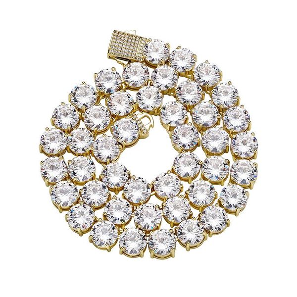 chains hip hop claw setting round cz stone bling iced out 10mm tennis link chain chokers necklaces for men women rapper jewelry, Silver
chains hip hop claw setting round cz stone bling iced out 10mm tennis link chain chokers necklaces for men women rapper jewelry, Silver