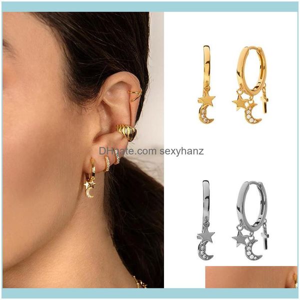 charm jewelryaide 925 sterling sier light luxury crystal hoop earrings personality cross star moon zircon earring for women fine jewelry dro, Golden
charm jewelryaide 925 sterling sier light luxury crystal hoop earrings personality cross star moon zircon earring for women fine jewelry dro, Golden