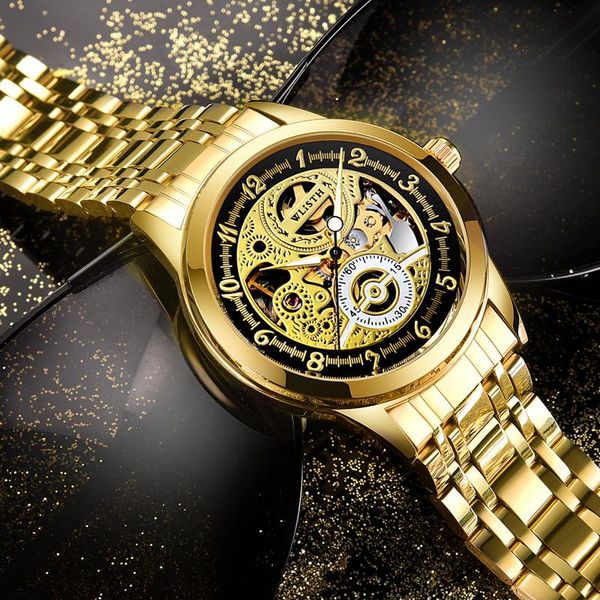 wristwatches hollow out mechanical watch clock men waterproof gold wristwatch for luxury calendar business herren uhren gifts, Slivery;brown
wristwatches hollow out mechanical watch clock men waterproof gold wristwatch for luxury calendar business herren uhren gifts, Slivery;brown