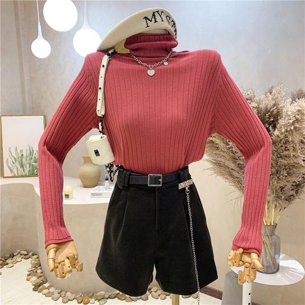 women's sweaters clothing 2021 autumn winter design half high neck sweater slim long sleeve thin knit bottoming shirt, White;black
women's sweaters clothing 2021 autumn winter design half high neck sweater slim long sleeve thin knit bottoming shirt, White;black