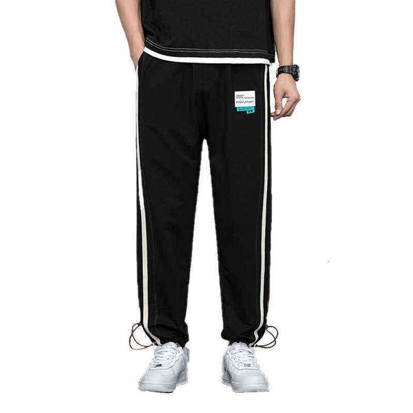 2021 autumn men's casual pants, sportswear trend, ruffian and handsome loose leggings, elastic capris, pants, Black
2021 autumn men's casual pants, sportswear trend, ruffian and handsome loose leggings, elastic capris, pants, Black