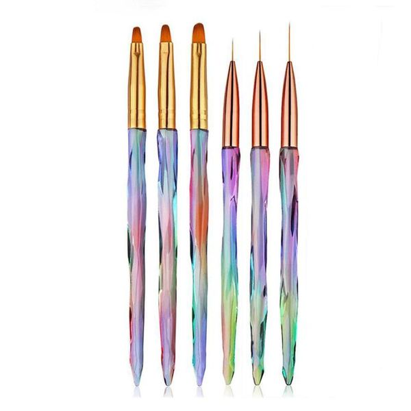 nail brushes crystal handle french style 3d gradient art uv gel brush liner pen drawing lines grid stripe manicure painting, Yellow
nail brushes crystal handle french style 3d gradient art uv gel brush liner pen drawing lines grid stripe manicure painting, Yellow
