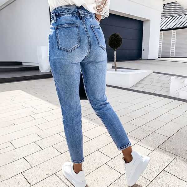 womens blue high waist pencil jeans slim button pockets ladies denim pants 2021 spring vintage streetwear trouser female bottom
womens blue high waist pencil jeans slim button pockets ladies denim pants 2021 spring vintage streetwear trouser female bottom