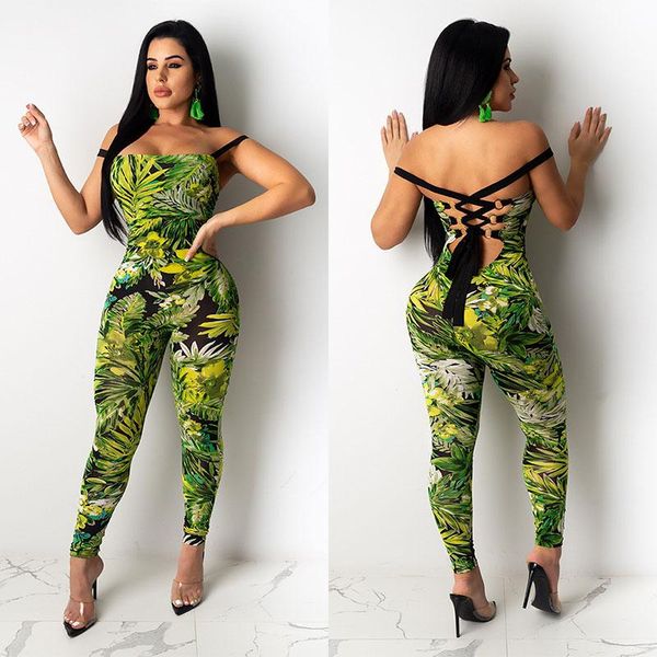 women's jumpsuits & rompers spaghetti straps leave pattern women jumpsuit bandage womens playsuit 2021 overalls, Black;white
women's jumpsuits & rompers spaghetti straps leave pattern women jumpsuit bandage womens playsuit 2021 overalls, Black;white