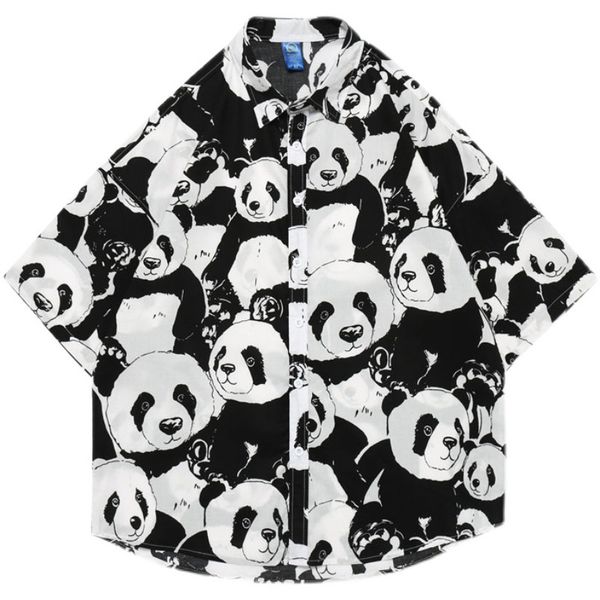 panda print hip hop mens trend short sleeve shirt lovers loose casual teen fashion male shirts, White;black
panda print hip hop mens trend short sleeve shirt lovers loose casual teen fashion male shirts, White;black