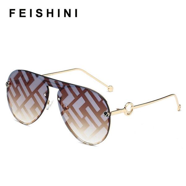 sunglasses feishini wholesale price 2021 oversized pilot women fashion flat one piece men eyewear brown mirror, White;black
sunglasses feishini wholesale price 2021 oversized pilot women fashion flat one piece men eyewear brown mirror, White;black