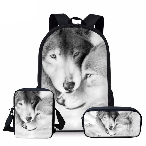 customzied cool wolf school bags set for boys female backpack schoolbags feminine book bag custom
customzied cool wolf school bags set for boys female backpack schoolbags feminine book bag custom