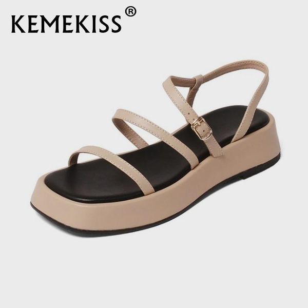 dress shoes kemekiss size 33-40 women summer real leather thick bottom sandals for fashion simple daily footwear, Black
dress shoes kemekiss size 33-40 women summer real leather thick bottom sandals for fashion simple daily footwear, Black