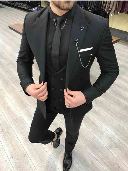 men's suits & blazers groom wear slim fit peaked lapel one button wedding tuxedos prom man blazer ( jacket+pants+vest) erwr, White;black
men's suits & blazers groom wear slim fit peaked lapel one button wedding tuxedos prom man blazer ( jacket+pants+vest) erwr, White;black