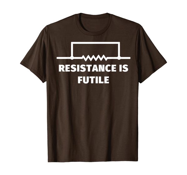 resistance is futile t shirt, White;black 
resistance is futile t shirt, White;black