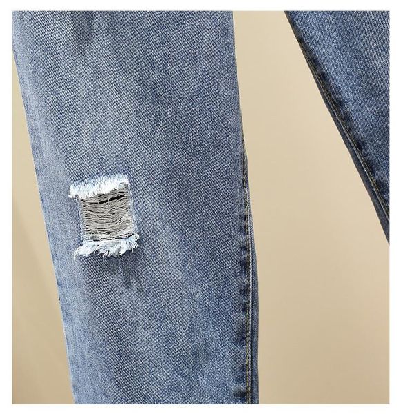 women's jeans 2021 ripped loose and thin denim harlan punk pants fashion trend at a loss, Blue
women's jeans 2021 ripped loose and thin denim harlan punk pants fashion trend at a loss, Blue