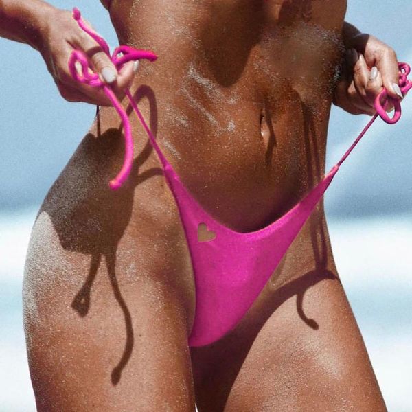 women swimwear love openwork bikini bottom side tie thong bathing swimsuit mirco independent swim trunks female wear two-piece suits
women swimwear love openwork bikini bottom side tie thong bathing swimsuit mirco independent swim trunks female wear two-piece suits