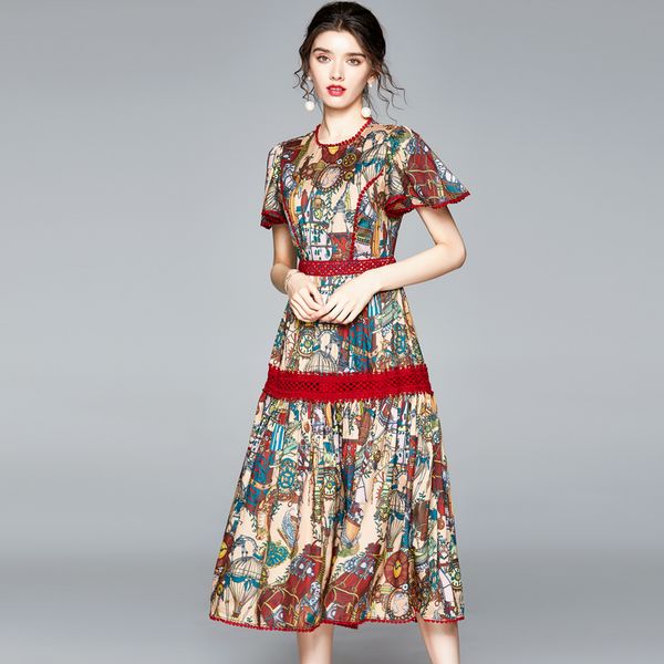 luxury designer printed dress 2022 runway short sleeve crew neck holiday prom office ladies slim a-line midi dresses summer autumn graceful, Black;gray
luxury designer printed dress 2022 runway short sleeve crew neck holiday prom office ladies slim a-line midi dresses summer autumn graceful, Black;gray