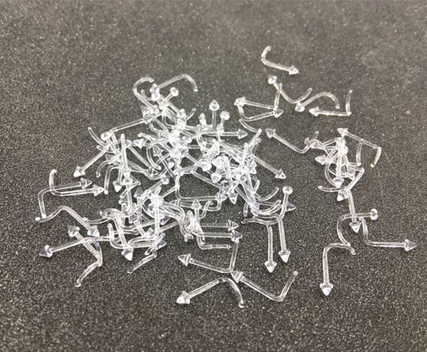 shippment lot100pcs spike retainers hide piercing clear nose ring stud screw on body piercing jewelry, Silver
shippment lot100pcs spike retainers hide piercing clear nose ring stud screw on body piercing jewelry, Silver