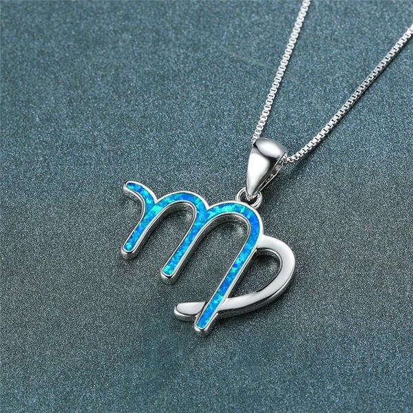 boho female white blue opal pendant necklace charm silver color chain necklaces for women vintage bridal virgo wedding
boho female white blue opal pendant necklace charm silver color chain necklaces for women vintage bridal virgo wedding