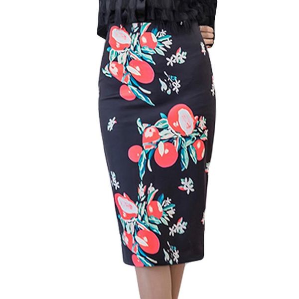 skirts women floral print knee length slim bodycon pencil skirt office ladies sheath high waist stretchy hips plus size s-5xl, Black
skirts women floral print knee length slim bodycon pencil skirt office ladies sheath high waist stretchy hips plus size s-5xl, Black