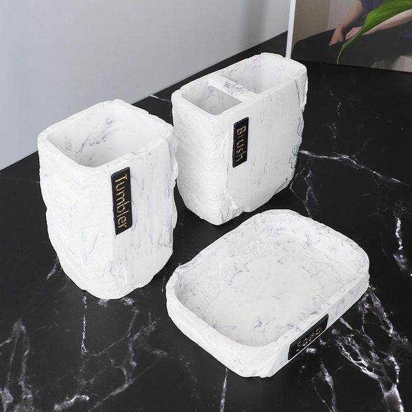3pcs resin bathroom accessories set,marble design toothbrush holder set, contain cup, soap dish,tumbler liquid dispenser
3pcs resin bathroom accessories set,marble design toothbrush holder set, contain cup, soap dish,tumbler liquid dispenser