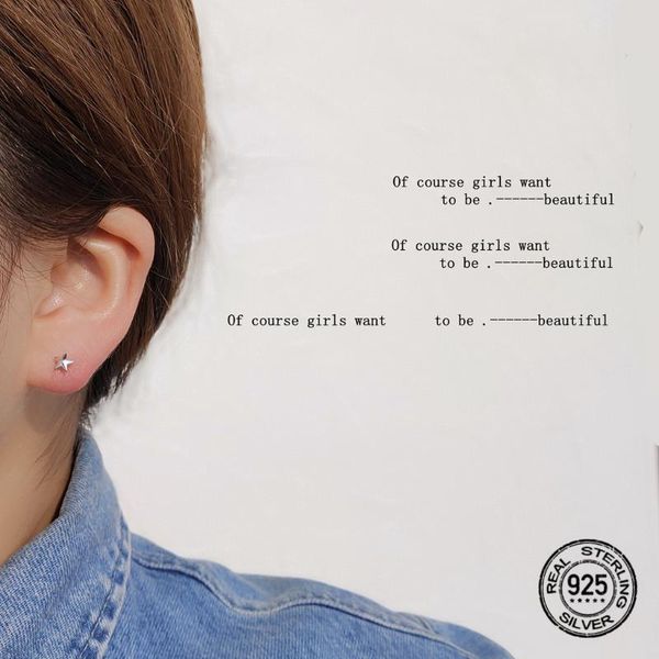 silver needle earrings for women stars retro korea fashion cute mini simple design lady birthday party gift jewelry ineffa stud, Golden;silver
silver needle earrings for women stars retro korea fashion cute mini simple design lady birthday party gift jewelry ineffa stud, Golden;silver
