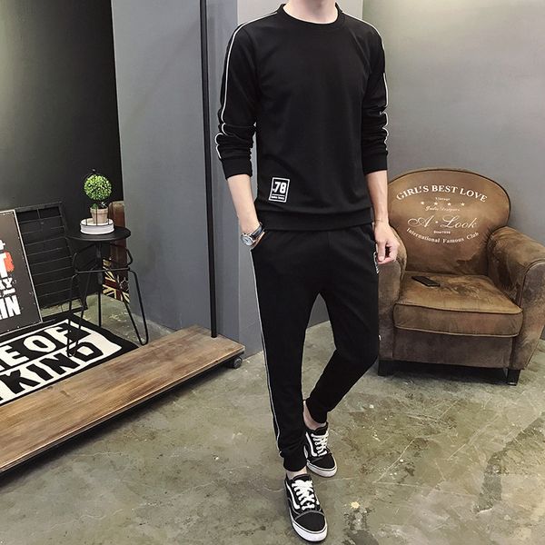 men's t shirts 2021 round neck sweater spring and autumn running two-piece set fashion sportswear leisure t-shirt thin suit, White;black
men's t shirts 2021 round neck sweater spring and autumn running two-piece set fashion sportswear leisure t-shirt thin suit, White;black