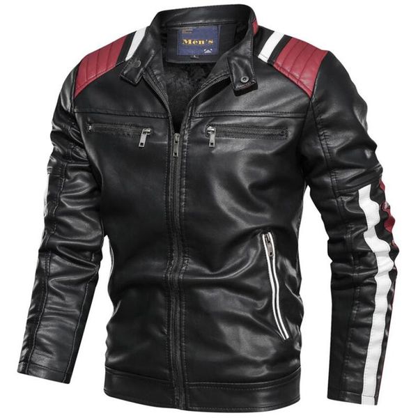 mens fashion leather jacket autumn casual motorcycle faux coats stand collar streetwear brand clothing plus size 6xl men's fur &, Black
mens fashion leather jacket autumn casual motorcycle faux coats stand collar streetwear brand clothing plus size 6xl men's fur &, Black