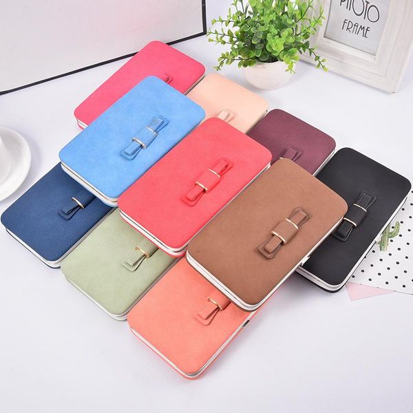 fashion bow ladies handbag buckle wallet women trendy long mobile phone bag porte monnaie femme billetera mujer cartera wallets, Red;black
fashion bow ladies handbag buckle wallet women trendy long mobile phone bag porte monnaie femme billetera mujer cartera wallets, Red;black