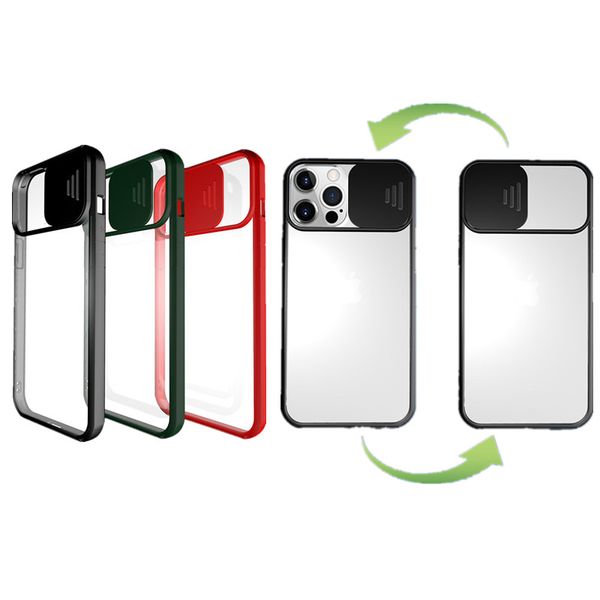 1.5mm clear tpu acrylic cases for iphone 11 pro max xr xs x 6 7 8 plus se 12 anti-fall transparent sliding window hard back cover
1.5mm clear tpu acrylic cases for iphone 11 pro max xr xs x 6 7 8 plus se 12 anti-fall transparent sliding window hard back cover